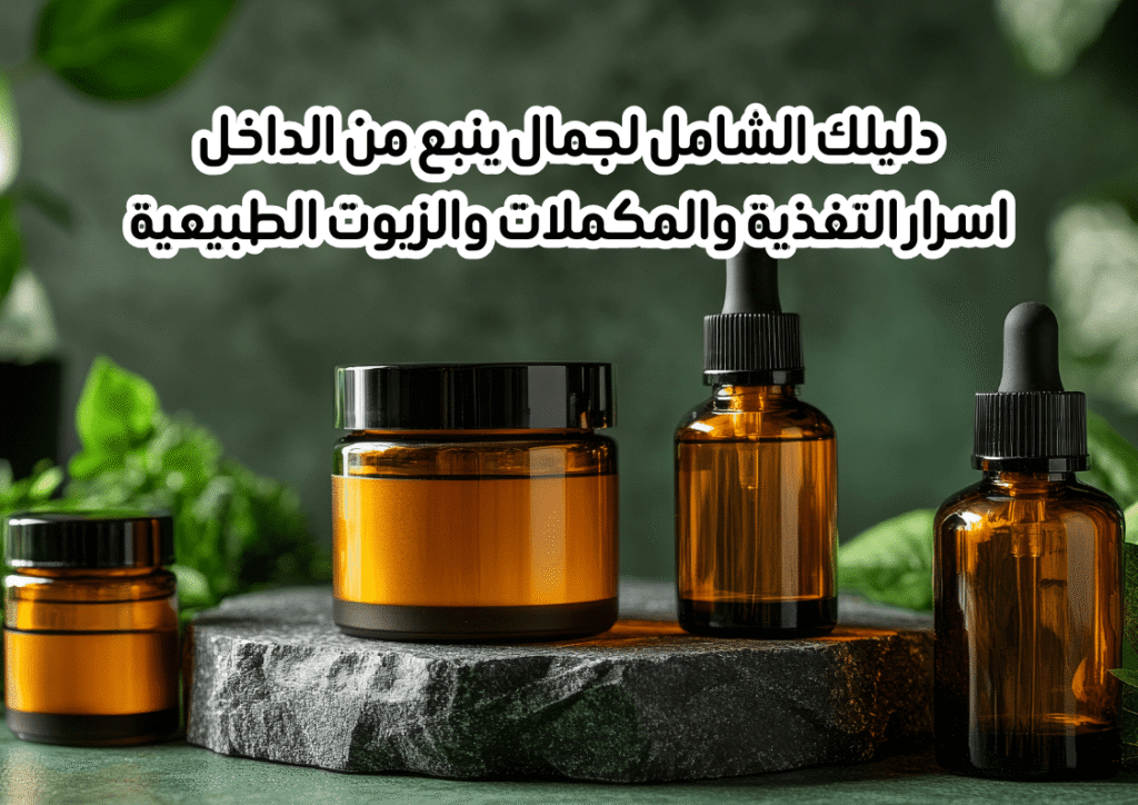 جمال ينبع من الداخل اسرار التغذية والمكملات والزيوت الطبيعية