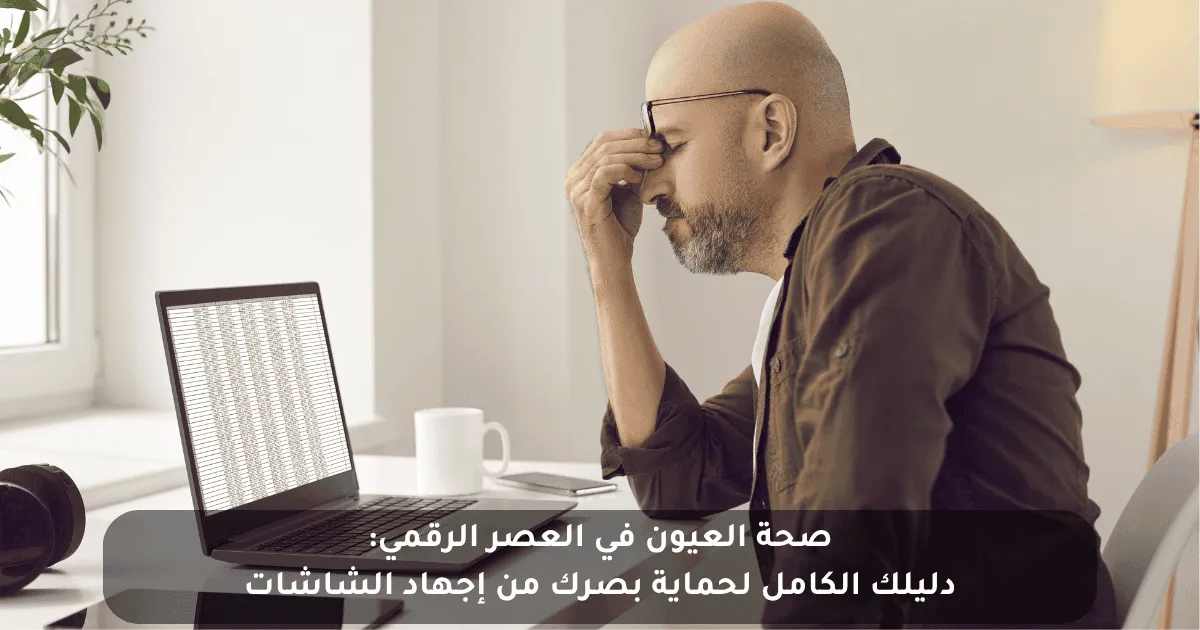 صحة العيون في العصر الرقمي: دليلك العملي لحماية بصرك من إجهاد الشاشات