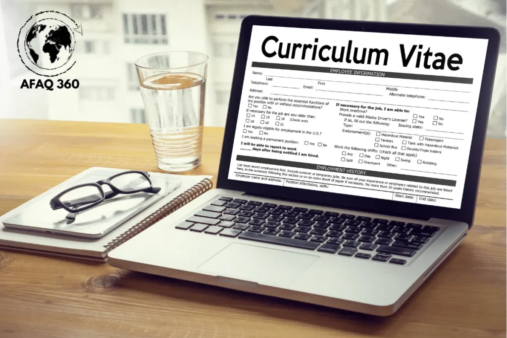 CV كتابة السيرة الذاتية