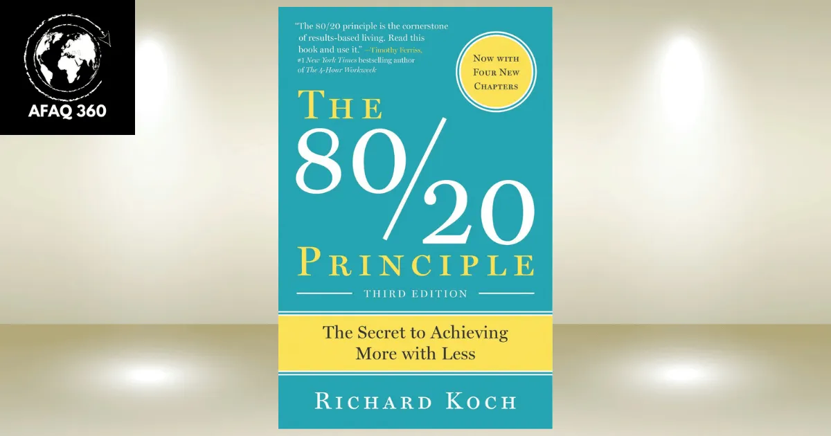 كتاب ريتشارد كوك "مبدأ 80/20": باريتو