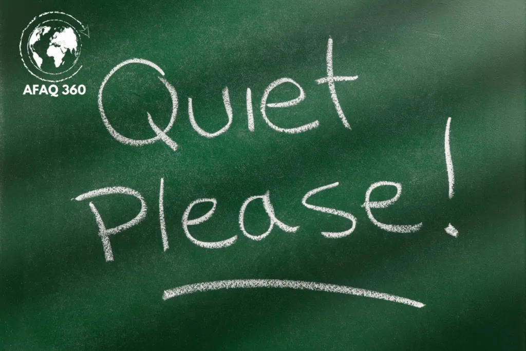 قوة الصمت والانجاز 