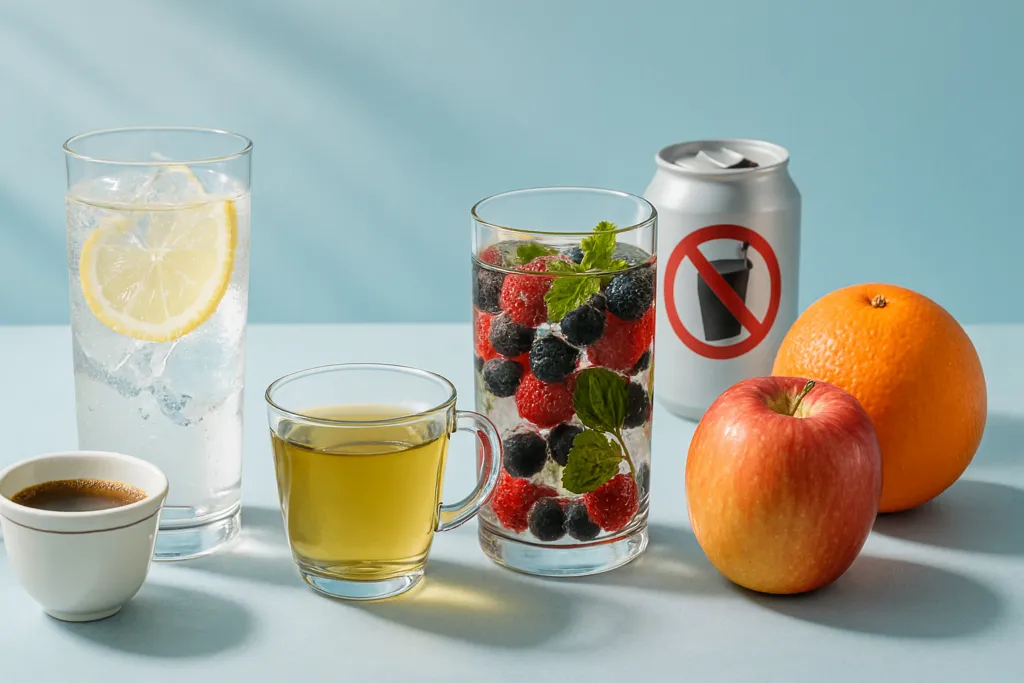 إرشادات التغذية والمشروبات الصحية