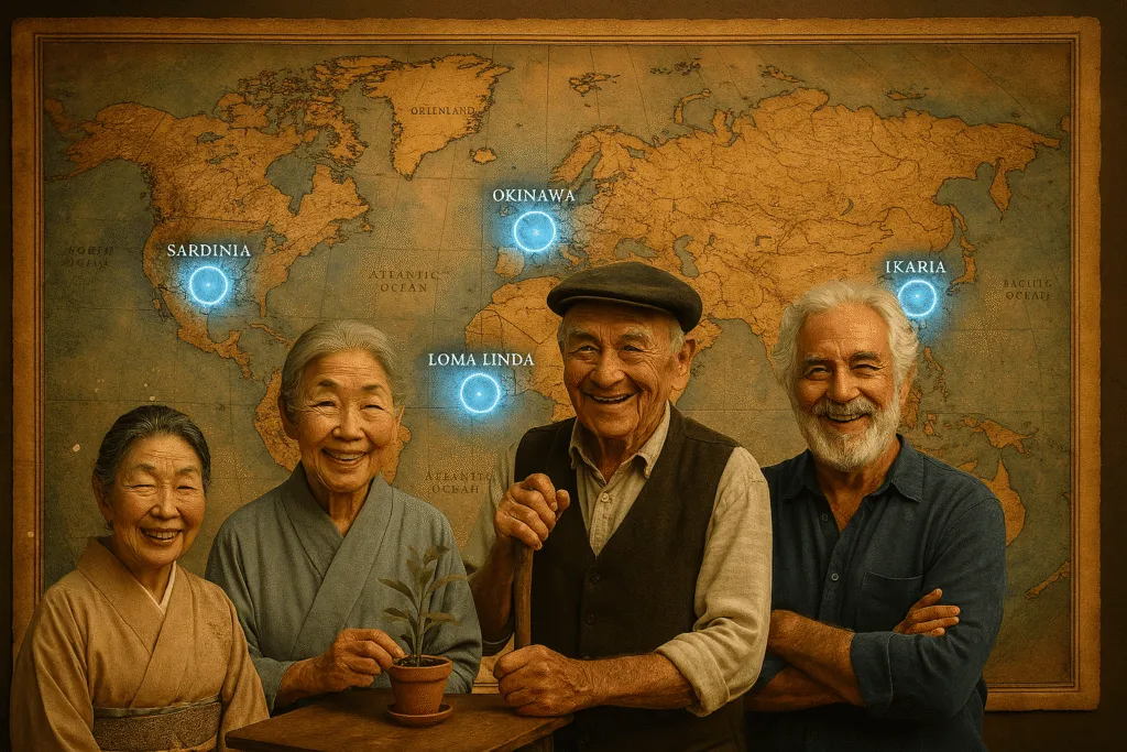 البلوزونز المناطق الزرقاء 