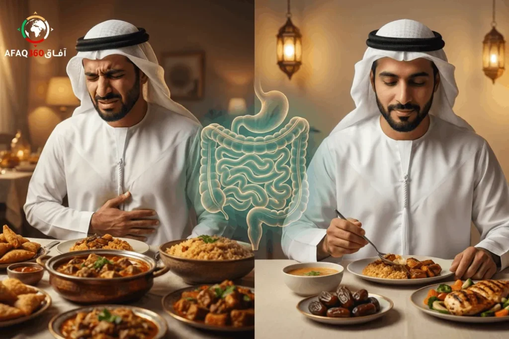 دليل القولون العصبي ومشاكل الهضم في رمضان