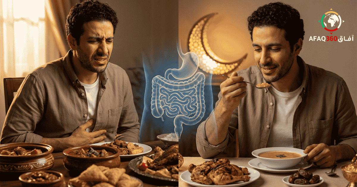 دليل القولون العصبي ومشاكل الهضم في رمضان